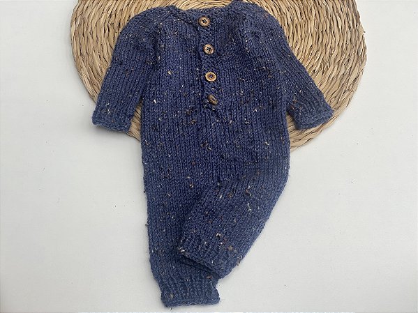 Macacão Rustico Azul Escuro