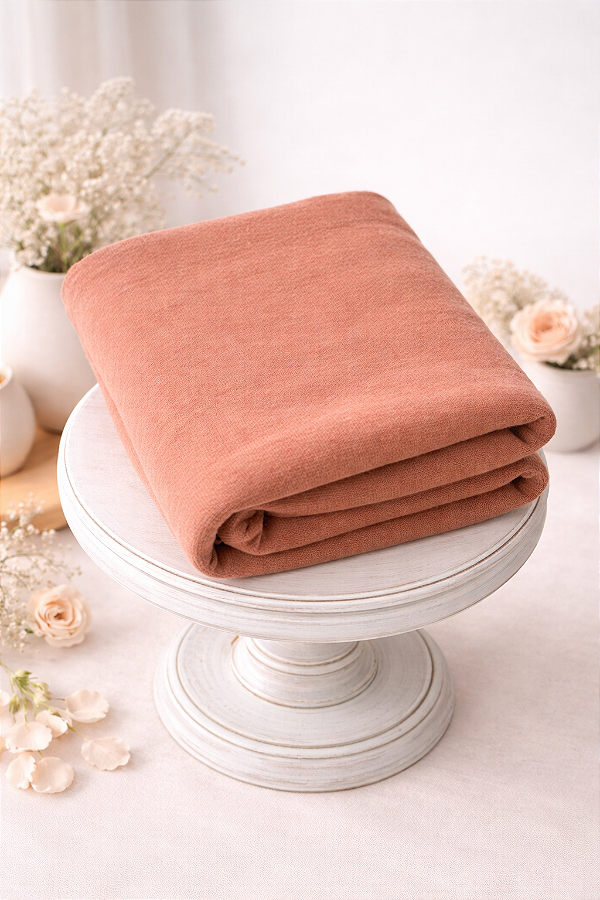 Manta para Puff Soft Caramelo