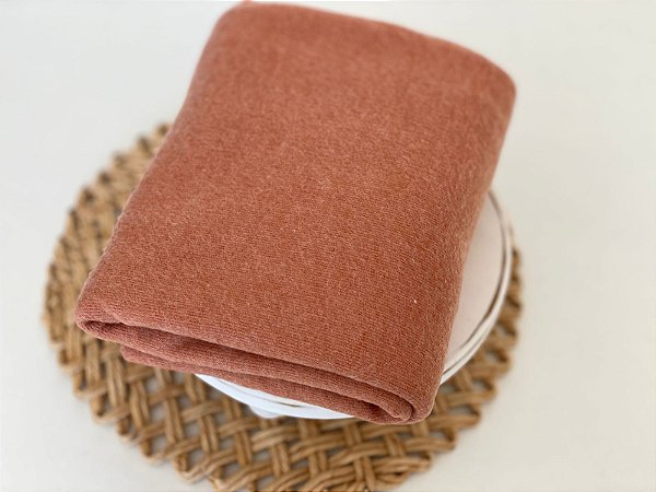 Manta para Puff Soft Caramelo