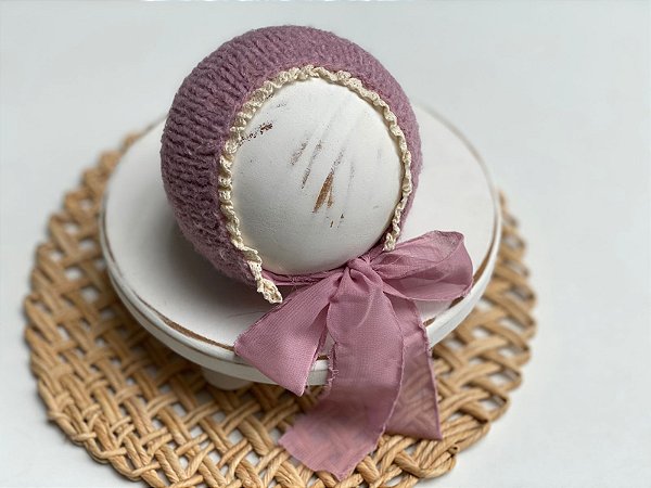 Touca Mohair Rendinha Amora