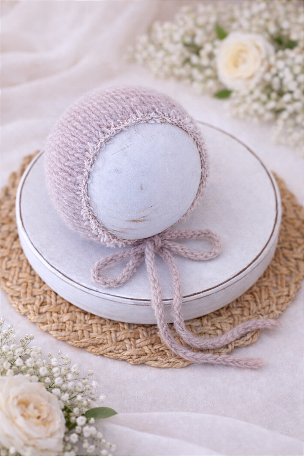 Touca Mohair Aura Rosa Nude