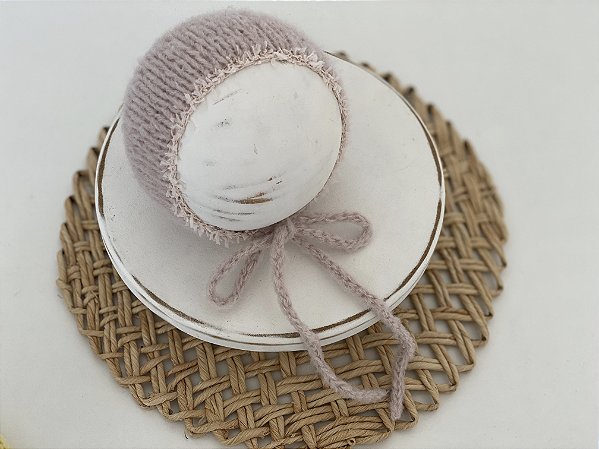 Touca Mohair Aura Rosa Nude