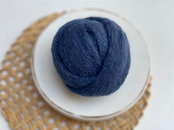 Wrap Mohair Azul Jeans