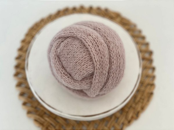 Wrap Mohair Rosa Nude