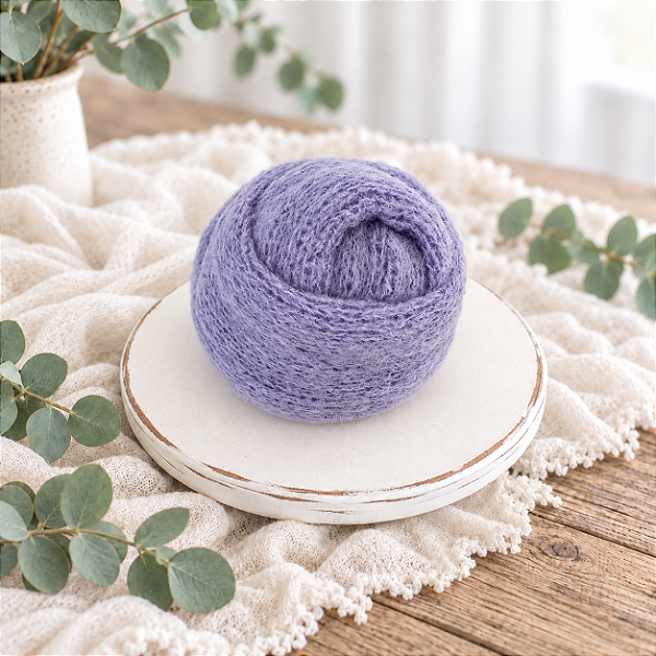 Wrap Mohair Lilás