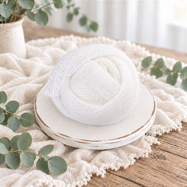 Wrap Mohair Branco