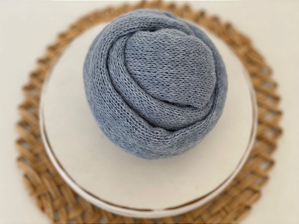 Wrap Mohair Fine Azul Patel