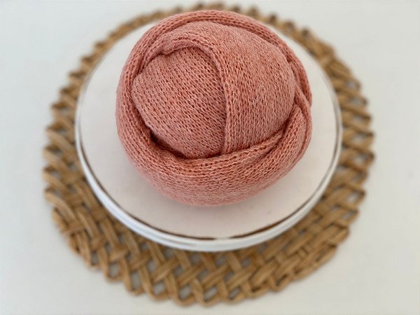 Wrap Mohair Fine Salmão