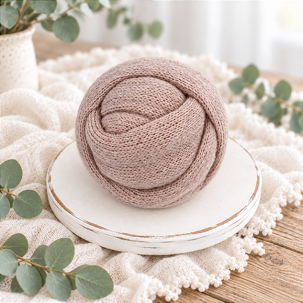 Wrap Mohair Fine Rosa Nude