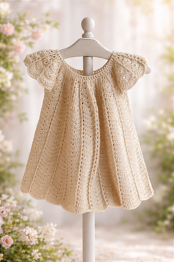 Vestido Crochê Angel Perola