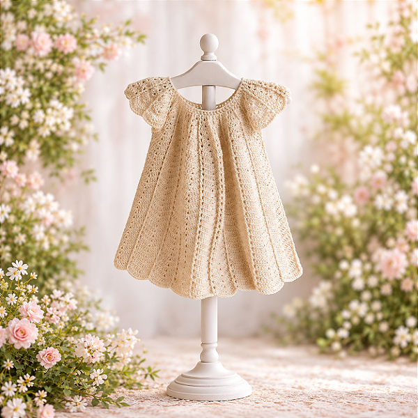 Vestido Crochê Angel Perola