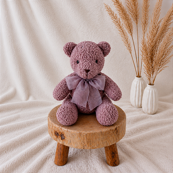 Urso Peti Petá Lilás P 35 cm