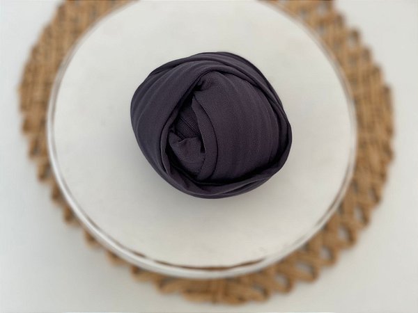 Wrap Malha Cinza Escuro