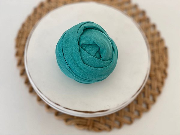 Wrap Malha Turquesa