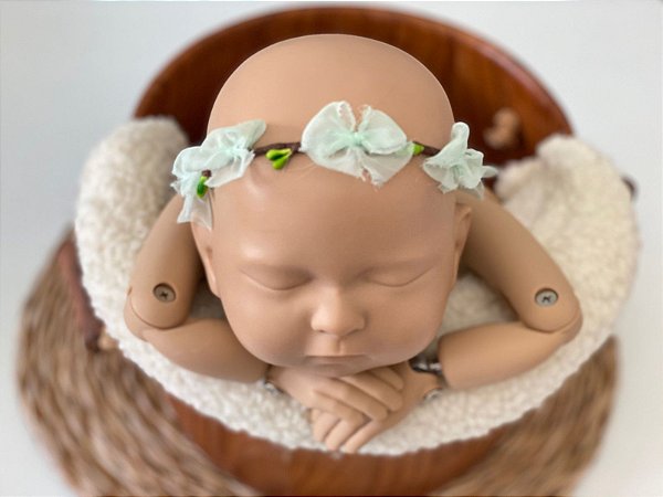 Coroa Lacinhos Verde