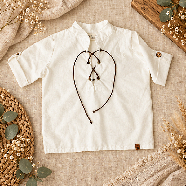 Camisa Algodão Off White