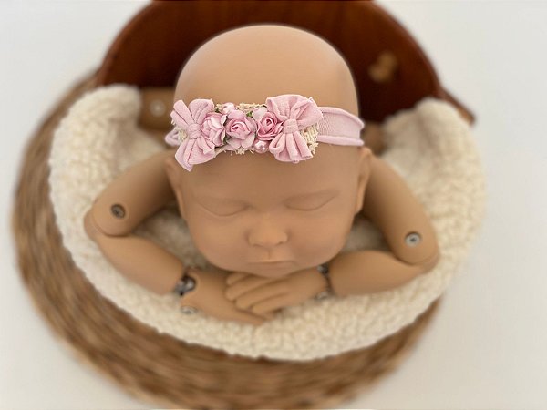 Headband Laís Rosa Bebê
