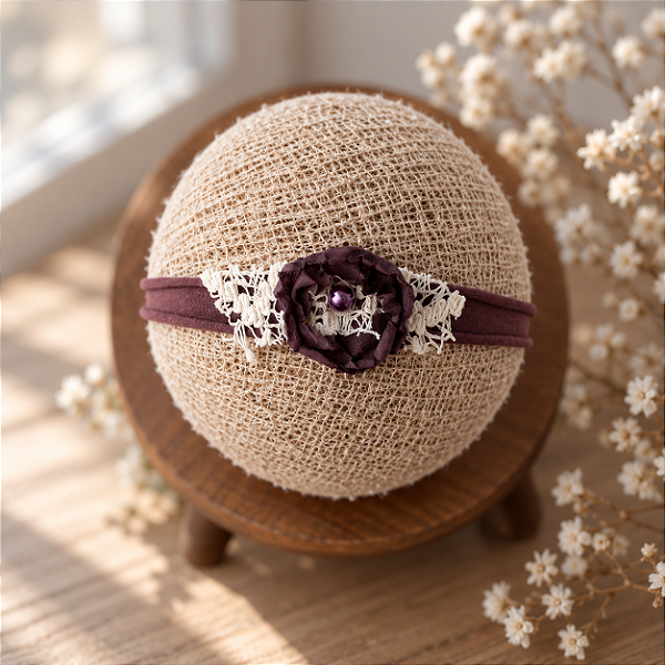 Headband Flor Açaí