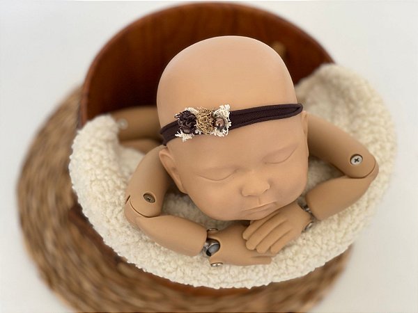 Headband Maria Marrom