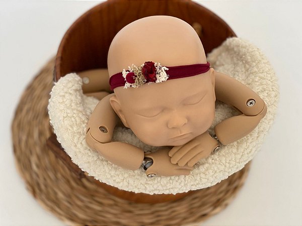 Headband Maria Bordô