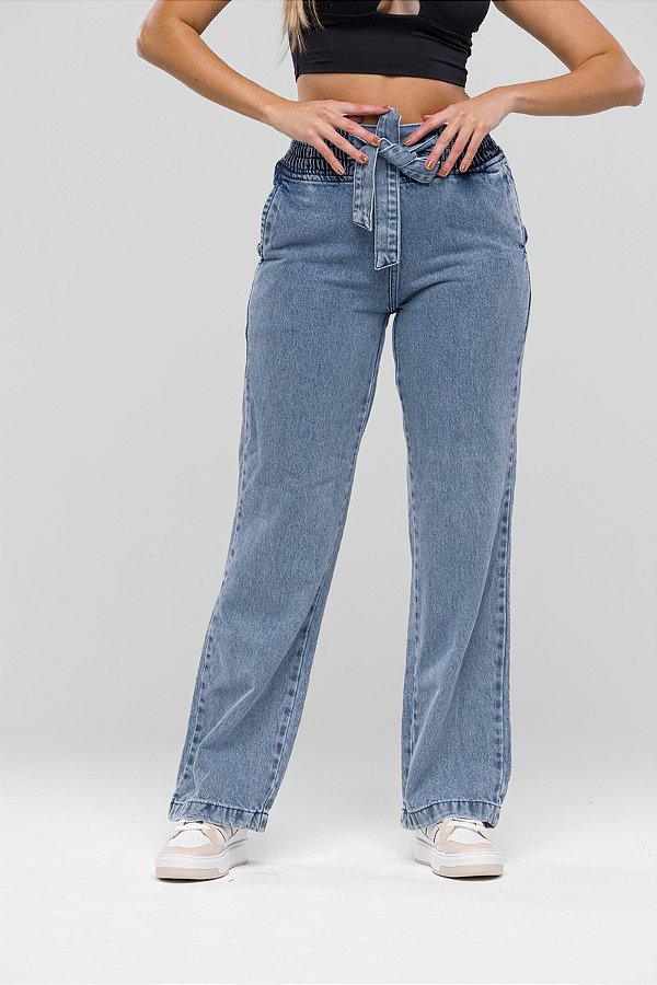 Calça Jeans Wide Leg