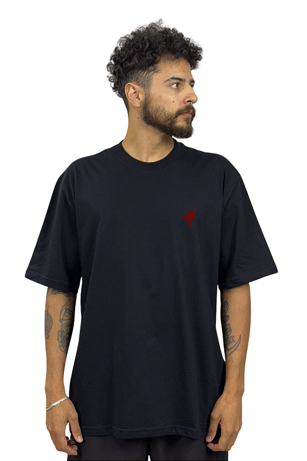 Camiseta Oversized Preta Hagguti