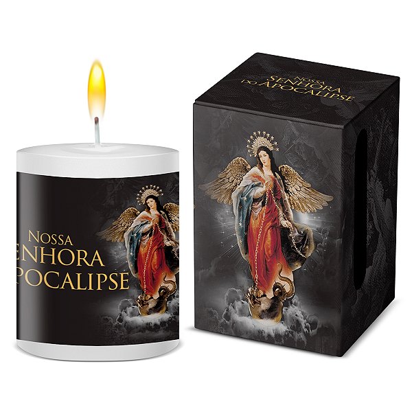 Vela Decorativa aromática Nossa Senhora do Apocalipse