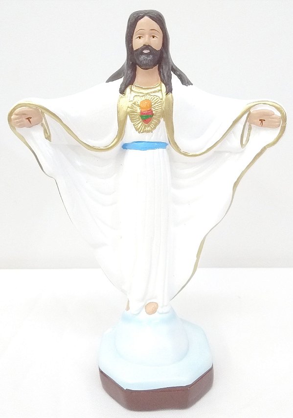 Imagem Cristo Redentor Gesso 20 Cm