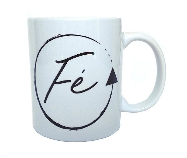 Caneca Porcelana Fé 325 Ml