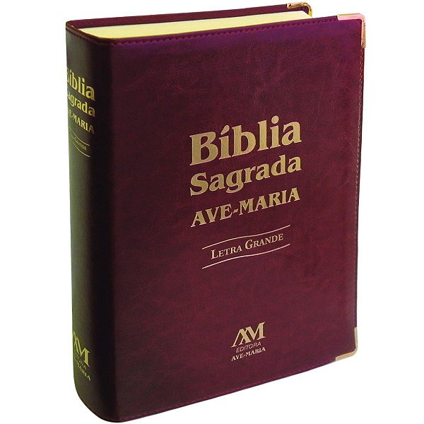 Livro Bíblia Sagrada Ave Maria - Letra Grande