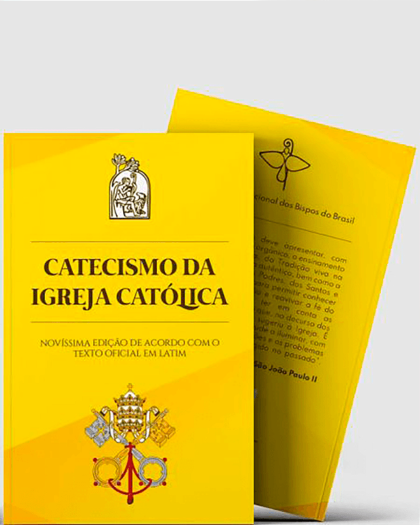 Livro Catecismo Igreja Católica Nova Capa e Edição Bolso