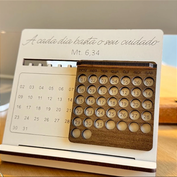 Calendário permanente Canção Nova Cada dia basta seu cuidado