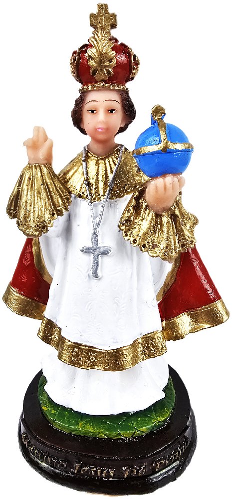Imagem de Menino Jesus de Praga 15Cm Resina