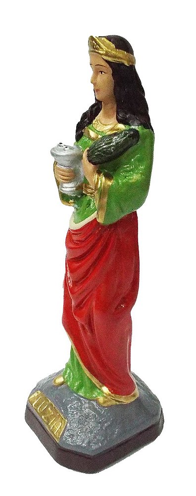 Imagem De Santa Luzia 20 Cm Gesso