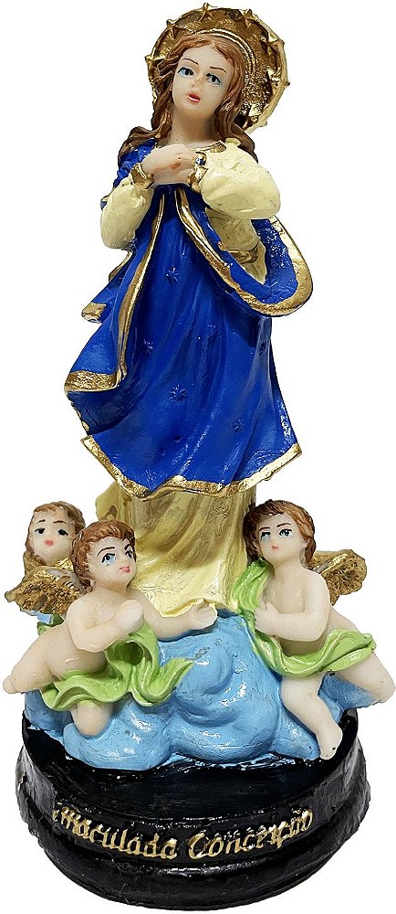 Imagem Nossa Senhora Imaculada Conceição 15Cm Resina