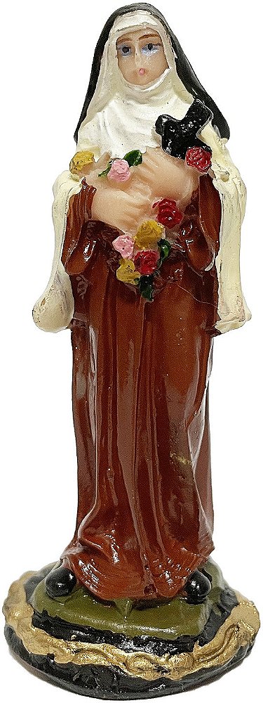 Imagem Escultura Santa Terezinha Menino Jesus 7cm Resina