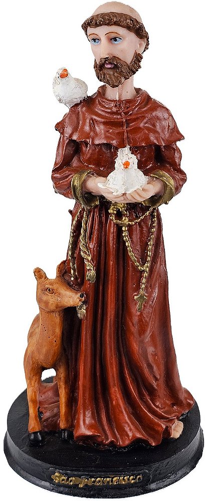 Imagem Escultura São Francisco 20 cm Resina