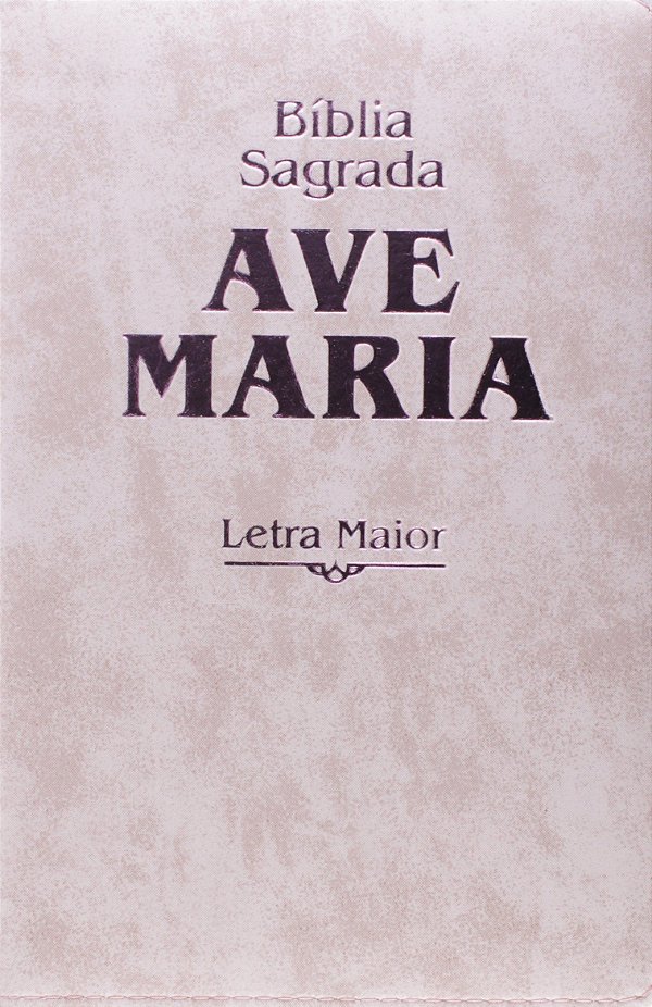 Bíblia Sagrada Ave-Maria - Letra Maior - Strike Rosa Zíper