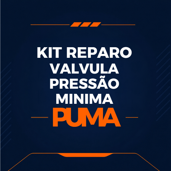 KIT DE REPARO VALVULA PRESSÃO MINIMA - PUMA SYSTEM - 148.005