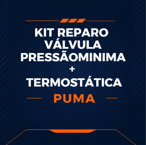 KIT REPARO VÁLVULA PRESSÃO MÍNIMA + TERMOSTÁTICA - SIMILAR ATLAS COPCO - 2901200653
