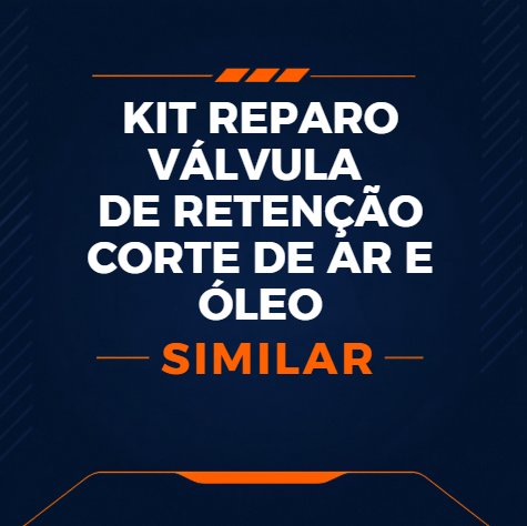 KIT REPARO DA VÁLV. DE RETENÇÃO CORTE DE AR/ÓLEO - SIMILAR ATLAS COPCO - 2901108400