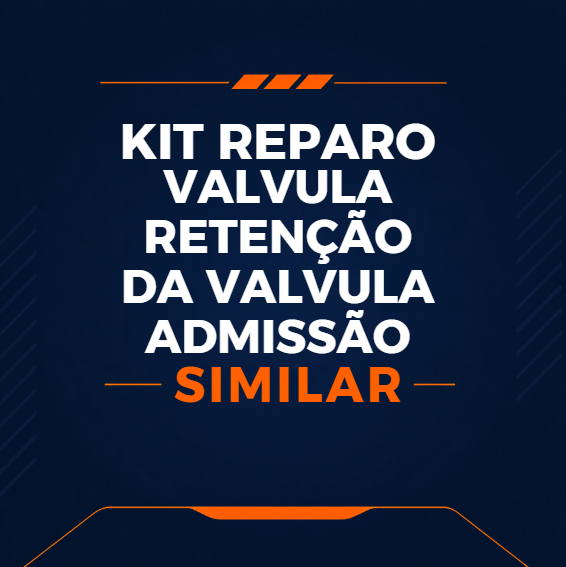 KIT DE REPARO DA VÁLVULA RETENÇÃO DA VÁLVULA ADMISSÃO 3” - 021.0101-0