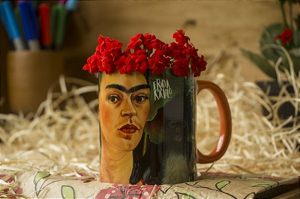 Caneca Auto Retrato - Frida Kahlo