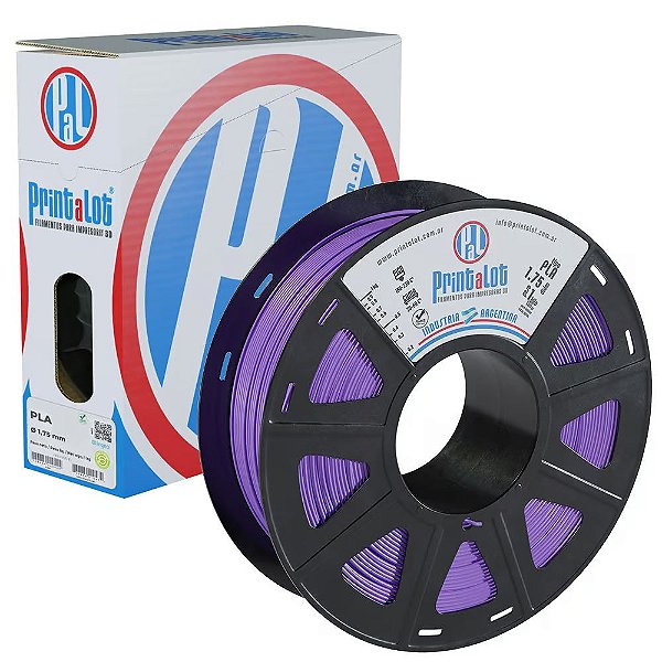 Filamento PLA Lilás 1,75mm 1Kg PrintaLot