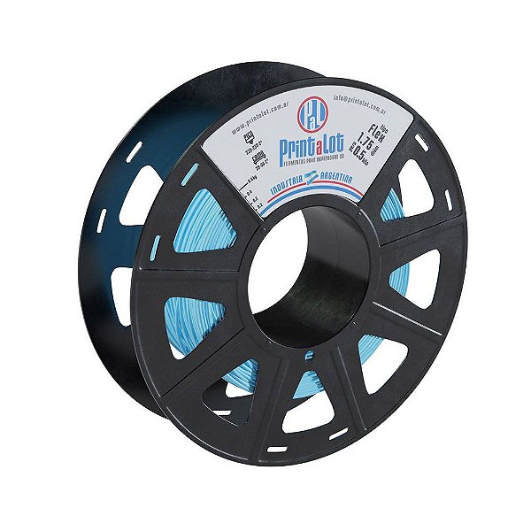 Filamento TPU FLEX Azul Celeste 1,75mm 500g Printalot