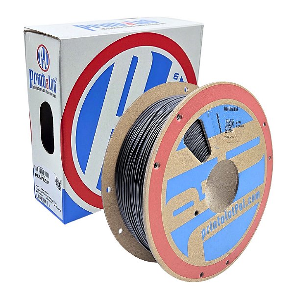Filamento PLA FLEX Preto 1,75mm 1Kg PrintaLot