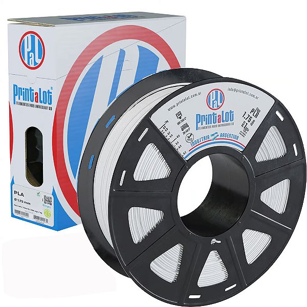 Filamento PLA Branco Quente 1,75mm 1kg Printalot