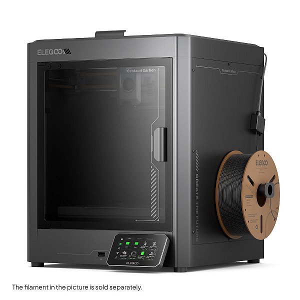 Impressora 3D Elegoo Centauri Carbon Fechada 500mm/s Bico até 320°C Mesa 110°C