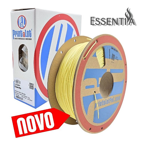 Filamento PLA FLEX ESSENTIA Baunilha 1,75mm 1kg Printalot