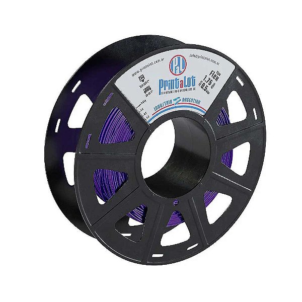 Filamento TPU Flexível Violeta 1,75mm 500g PrintaLot